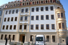 Stuck Mittelrisalit Heinrich Schütz Haus