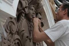 Feinarbeit Modellentwicklung Kartusche der Minerva