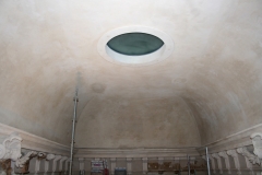 Fertig geputztes Rabitzgewölbe